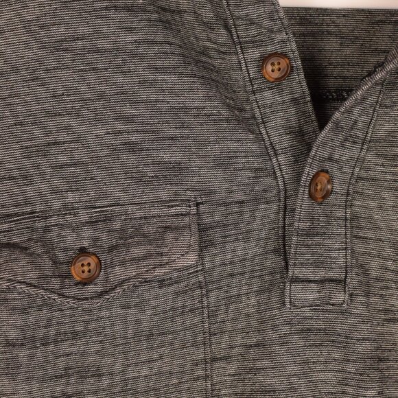 Banana Republic Men's Grey Collared Polo Shirt Business Casual Academia Preppy M - Picture 3 of 10